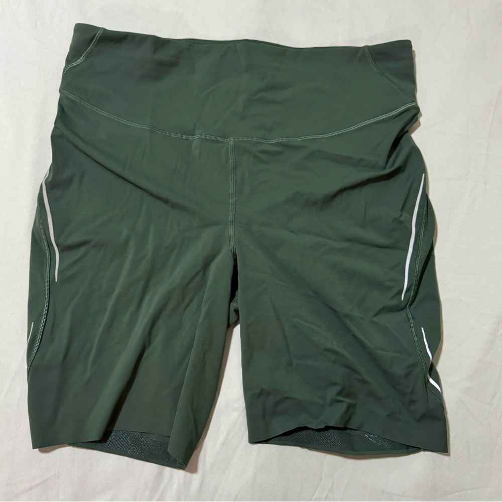 Lululemon Athletica Dark Green Bike Shorts